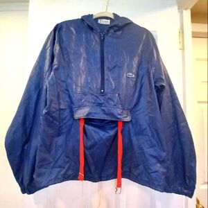 Vintage Lacoste navy windbreaker sz Large